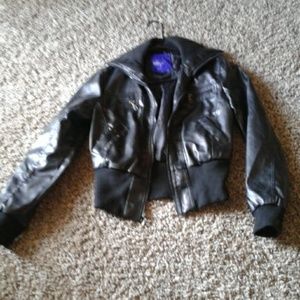 Miley Cyrus leather jacket